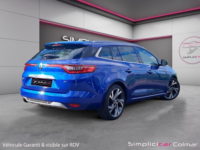 Renault Megane IV ESTATE TCe 205 GT Entretien Toit Ouvr Bleu de 2016