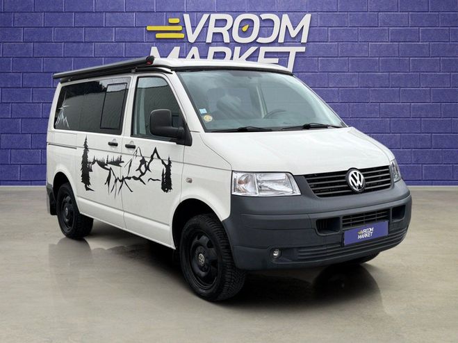 Volkswagen Transporter FOURGON T5 AM�NAG� VASP 2�me MAIN 2.5 TD Blanc de 2008
