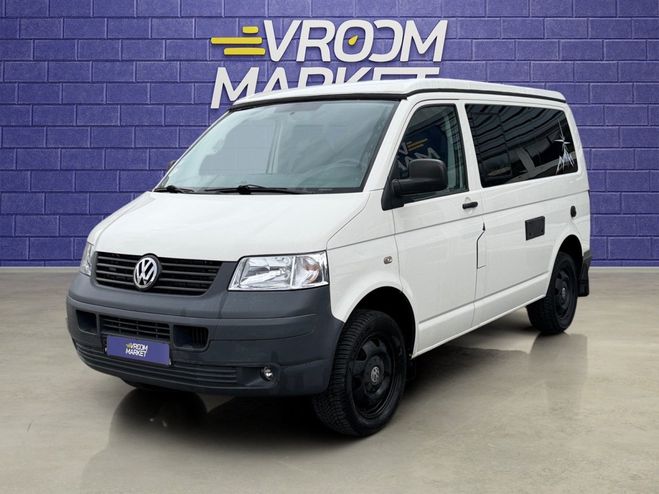Volkswagen Transporter FOURGON T5 AM�NAG� VASP 2�me MAIN 2.5 TD Blanc de 2008