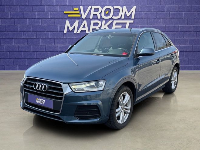 Audi Q3 2.0 TDI 184 ch S tronic 7 Quattro S line Bleu de 2016