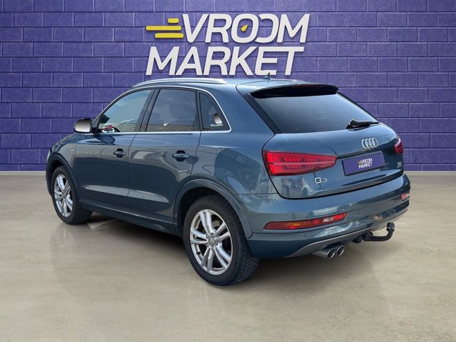 Audi Q3 2.0 TDI 184 ch S tronic 7 Quattro S line Bleu de 2016