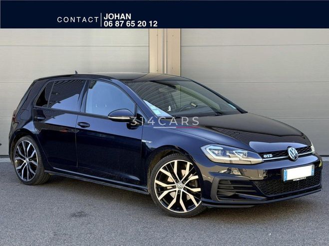 Volkswagen Golf 7.5 GTD 2.0 TDI 184 cv DSG - Garantie 6  NOIR de 2019