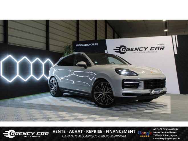 Cliquer pour voir la photo suivante Porsche Cayenne Coupé 3.0i V6 - E-Hybrid - pack chrono GRIS CLAIR de 2023