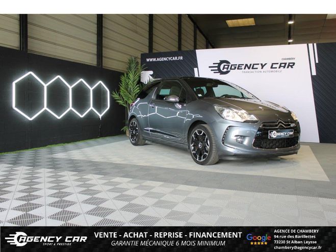 Cliquer pour voir la photo suivante Citroen DS 3 1.6 THP 16V - 150 Sport Chic-FAIBLE KM GRIS CLAIR de 2010