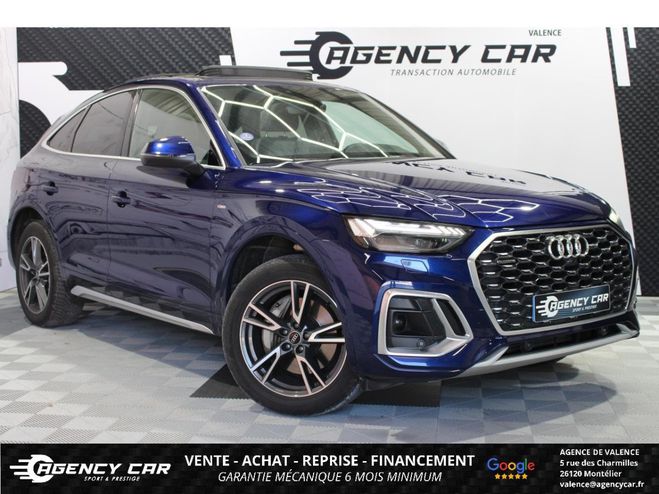 Audi Q5 Quattro 2.0 TFSI HYBRID S line - Attelag BLEU CLAIR de 2022