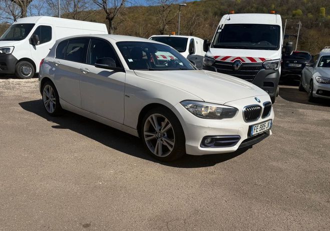 BMW Serie 1 116d pack m sport de 2016 garante - Blanc de 2016