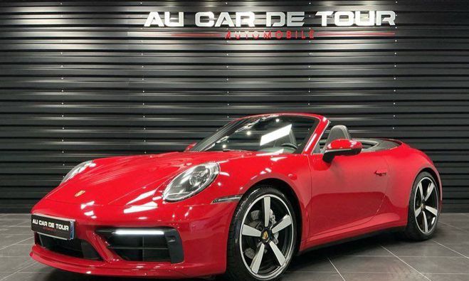 Porsche 911 | 992 CABRIOLET 3.0 385 Ch PDK Rouge de 2020