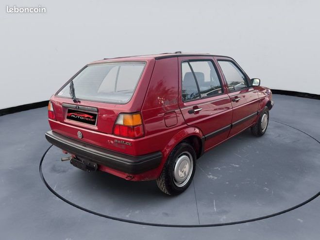 Volkswagen Golf 2 CL 1.3 55CH Toit ouvrant Attelage Rouge de 1990