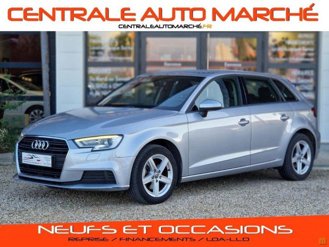 Audi A3 Sportback 1.6 30 TDI - 116 - BV S-Tronic GRIS CLAIR de 2019