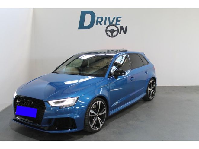 Audi RS3 Quattro 2.5 TFSI - 400 - BV S-tronic 8V  BLEU FONCE de 2019