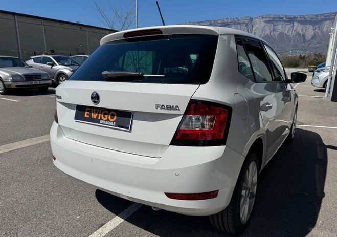 Skoda Fabia 1.0l mpi 75ch clever camera de recul car Blanc de 2019