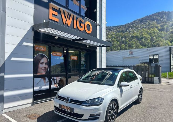 Volkswagen Golf 1.4 tsi 150ch bluemotion carat toit ouvr Blanc de 2015