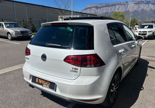 Volkswagen Golf 1.4 tsi 150ch bluemotion carat toit ouvr Blanc de 2015