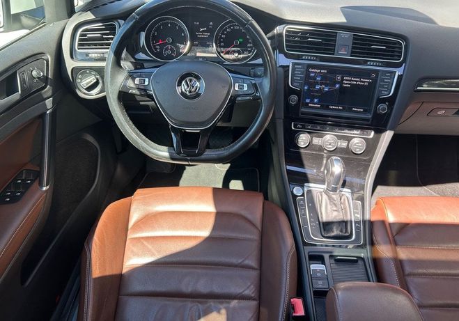 Volkswagen Golf 1.4 tsi 150ch bluemotion carat toit ouvr Blanc de 2015