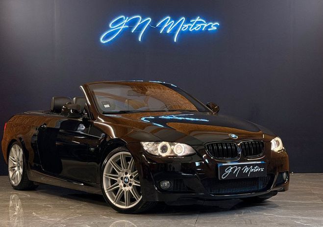 BMW Serie 3 (e93) cabriolet 335i 306 sport design �t Noir de 2009