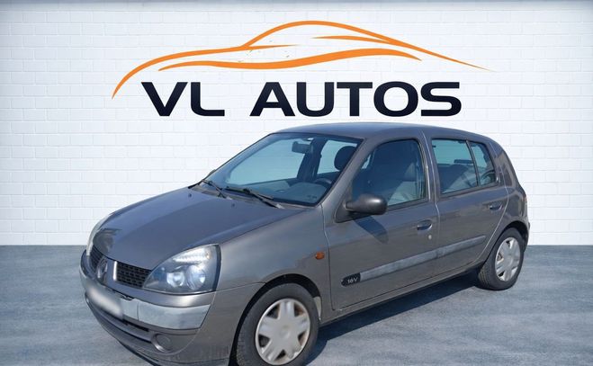 Renault Clio II s�rie 2 75cv Ann�e 2001 116200 KM Gris de 2001
