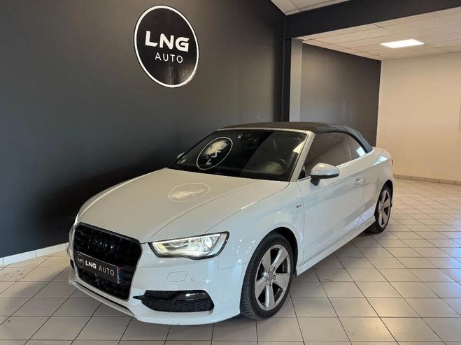 Audi A3 CABRIOLET 2.0l TDI 150cv S-LINE Blanc de 2014