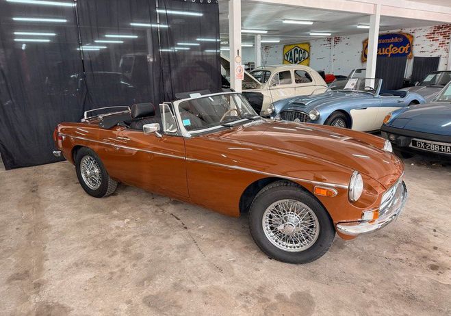 MG MGB B Mg cabriolet carburation zenith Marron de 1978