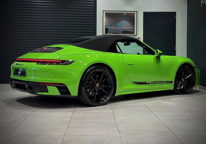 Porsche 911 992 CARRERA 4S CABRIOLET PACK SPORTDESIG Vert de 2020