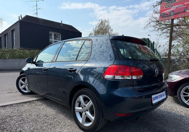 Volkswagen Golf 6 1.6l TDI 105CV CONFORTLINE DSG7 5P Bleu de 2011