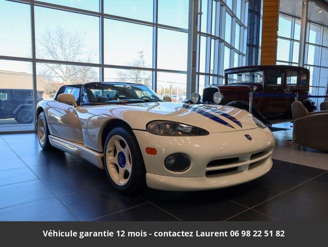 Dodge Viper rt/10 400 hp 8l v10 tout compris Blanc de 1996