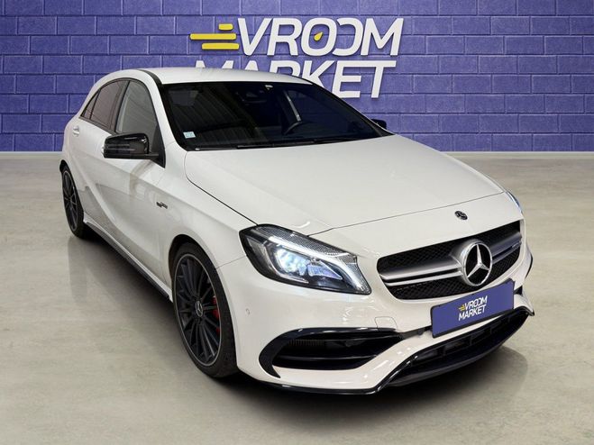 Mercedes Classe A 45 Mercedes-AMG 4-Matic SUIVI COMPLET-CA Blanc de 2017