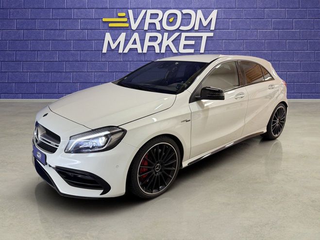 Mercedes Classe A 45 Mercedes-AMG 4-Matic SUIVI COMPLET-CA Blanc de 2017