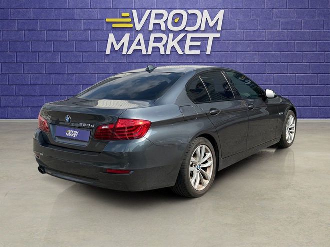 BMW Serie 5 F10 LCI 520d 190 ch Luxury suivi complet Gris de 2016