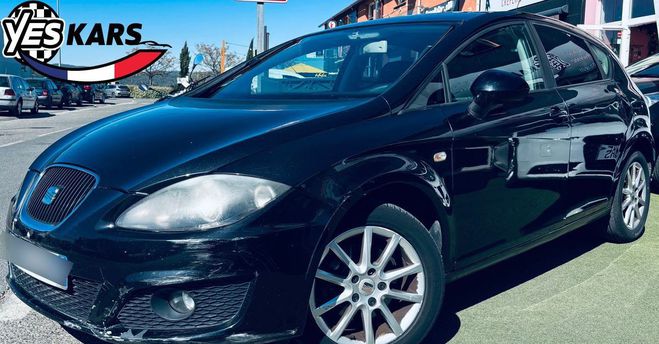 Seat Leon II 1.6 TDI FAP Style 5P -DSTRIBUTION NEU Noir de 2010