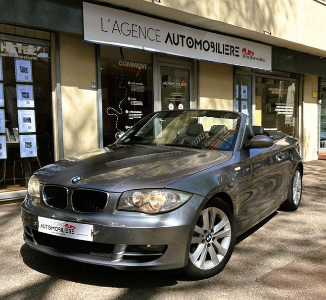 BMW Serie 1 120I CABRIOLET 170 LUXE Gris de 2009