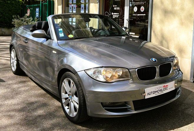 BMW Serie 1 120I CABRIOLET 170 LUXE Gris de 2009