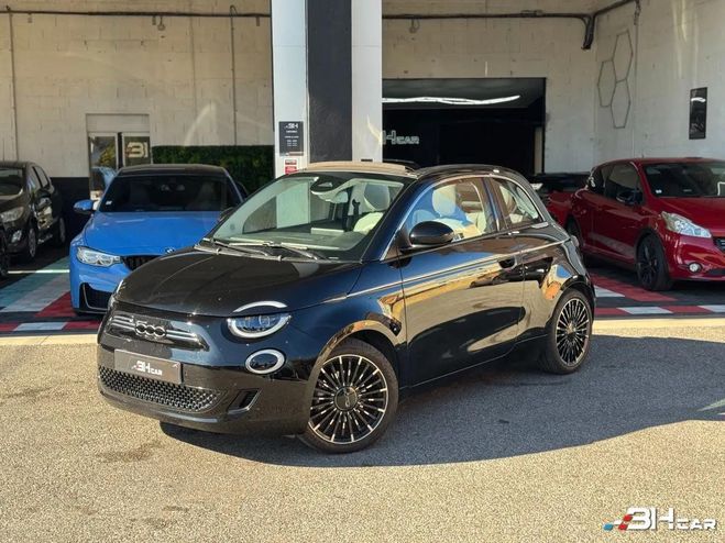 Fiat 500 500e cabriolet 118cv 42KWH LA PRIMA BY B Noir de 2022