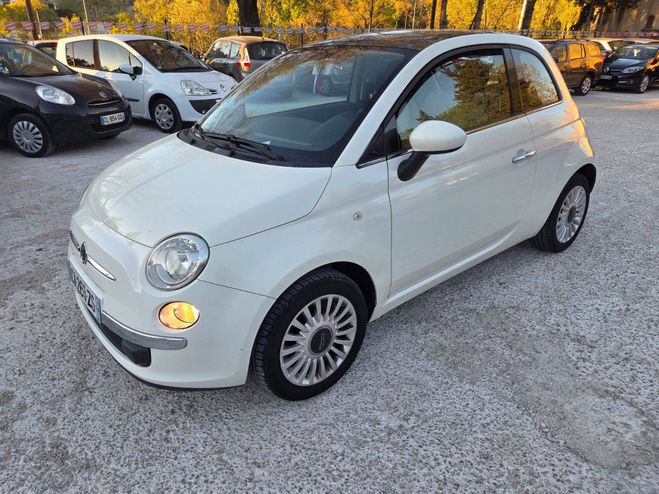 Fiat 500 Lounge 1.2 69ch Blanc de 2010