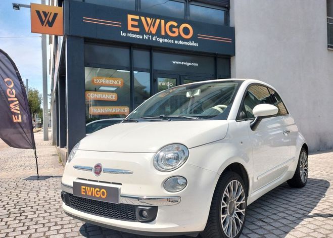 Fiat 500 cabriolet 1.3 mjt 95 lounge start-stop Blanc de 2015