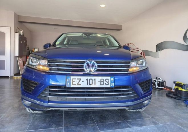 Volkswagen Touareg II 3.0 V6 TDI 262 BlueMotion Technology  Bleu de 2014