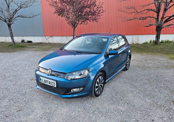 Volkswagen Polo 1.4 TDI 75Ch BLUEMOTION Etat Exceptionne Bleu de 2015