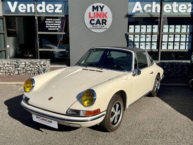 Porsche 911 TARGA 2.0 BLANC de 1968