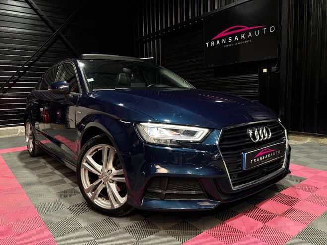 Audi A3 Sportback 30 TDI 116 S Line - Toit Ouvra Bleu de 2020