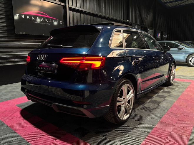 Audi A3 Sportback 30 TDI 116 S Line - Toit Ouvra Bleu de 2020