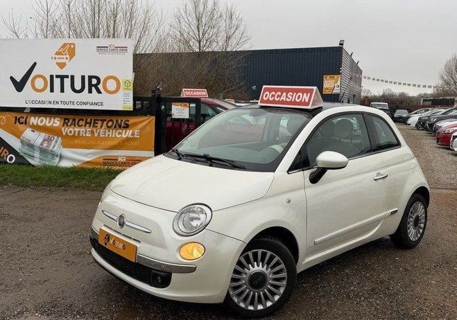 Cliquer pour voir la photo suivante Fiat 500 ?FIAT 1.2 MPi 69 cv,Lounge KIT DISTRIBUT Blanc de 2012