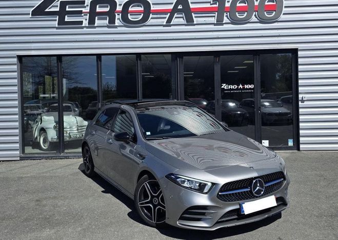 Cliquer pour voir la photo suivante Mercedes Classe A 200 1.3 163ch AMG LINE TOIT OUVRANT Entr Gris de 2019