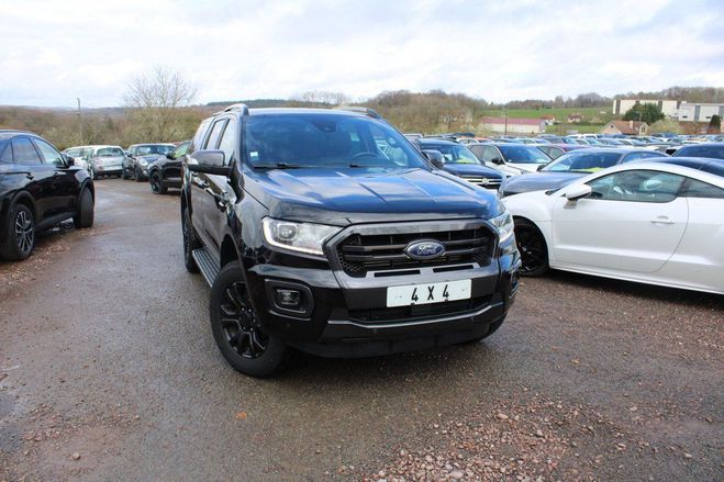 Ford Ranger 2.0 TDCi 213ch Double Cabine Wildtrak BV Noir de 2021
