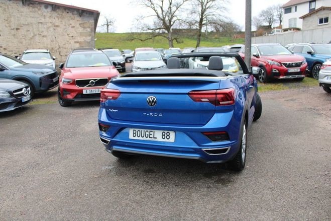 Volkswagen T Roc Cabriolet 1.5 TSI EVO 150ch R-Line DSG7 Bleu de 2021