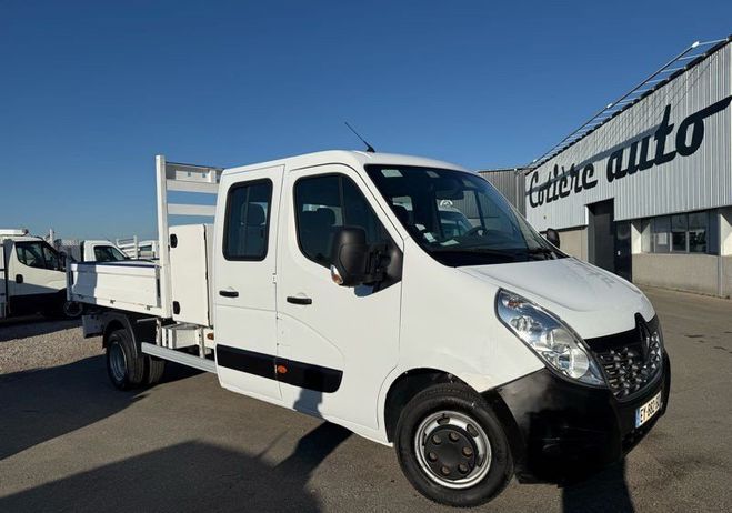 Renault Master 19990ht 2.3 130ch benne double cabine co Blanc de 2018