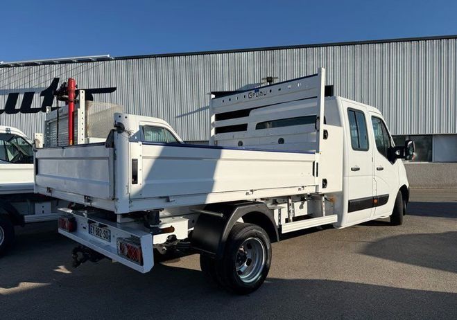 Renault Master 19990ht 2.3 130ch benne double cabine co Blanc de 2018