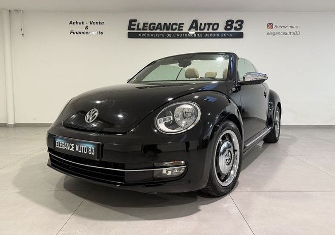 Volkswagen Coccinelle CABRIOLET 1.6 TDI 105CH FAP VINTAGE SUIV Noir de 2014