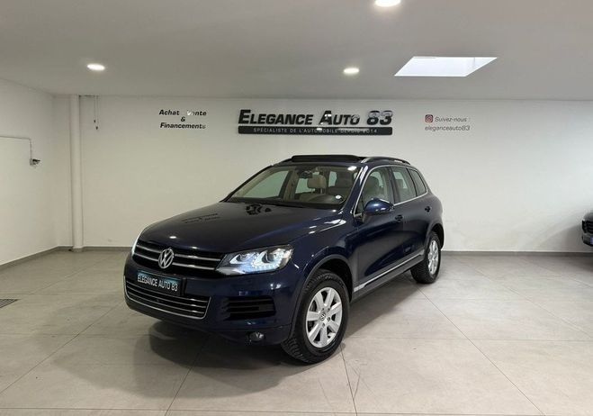 Cliquer pour voir la photo suivante Volkswagen Touareg 3.0 V6 TDI 245CH BLUEMOTION FAP CARAT 4M Bleu de 2014