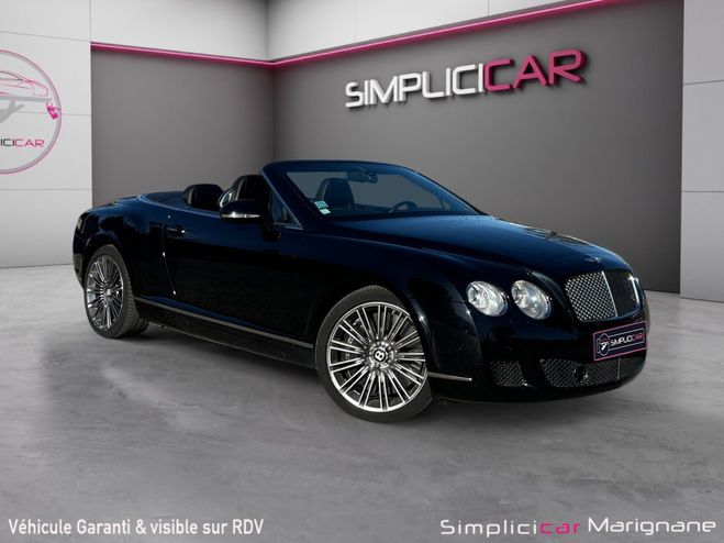Bentley Continental GTCSPEED 6.0 W12 610 SPEED CABRIOLET PAC Noir de 2009