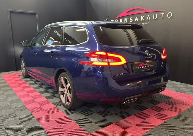 Peugeot 308 SW 1.6 BlueHDi 120ch BVM6 GT Line SECOND Bleu de 2017