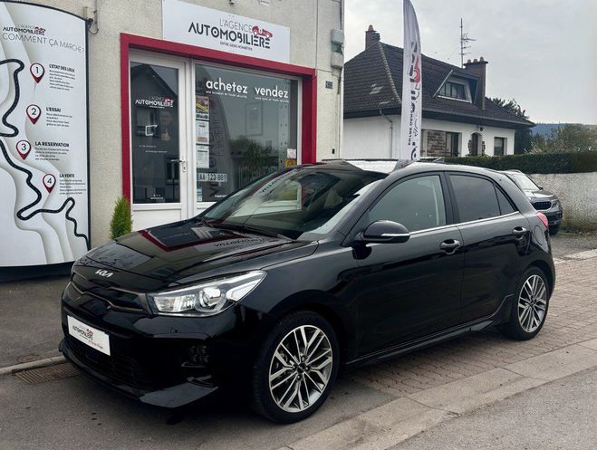 Kia Rio IV 1.0 T-GDi 12V ISG 100 ch GT-LINE Noir de 2023